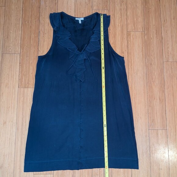 100% Silk navy dress by Joie - size medium - Picture 5 of 7